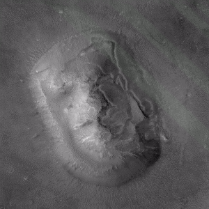 Ansiktet på Mars i henhold til bildet fra 2001
