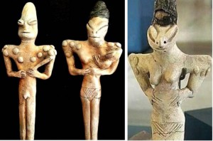 D'Geheimnis vu Reptiloid Statuetten a Mesopotamien