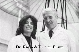 Carol Rosin e il Dr. Verner von Braun