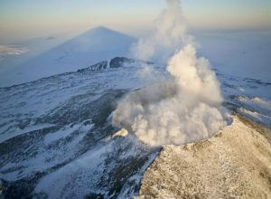 Crater in the Erebus mountains